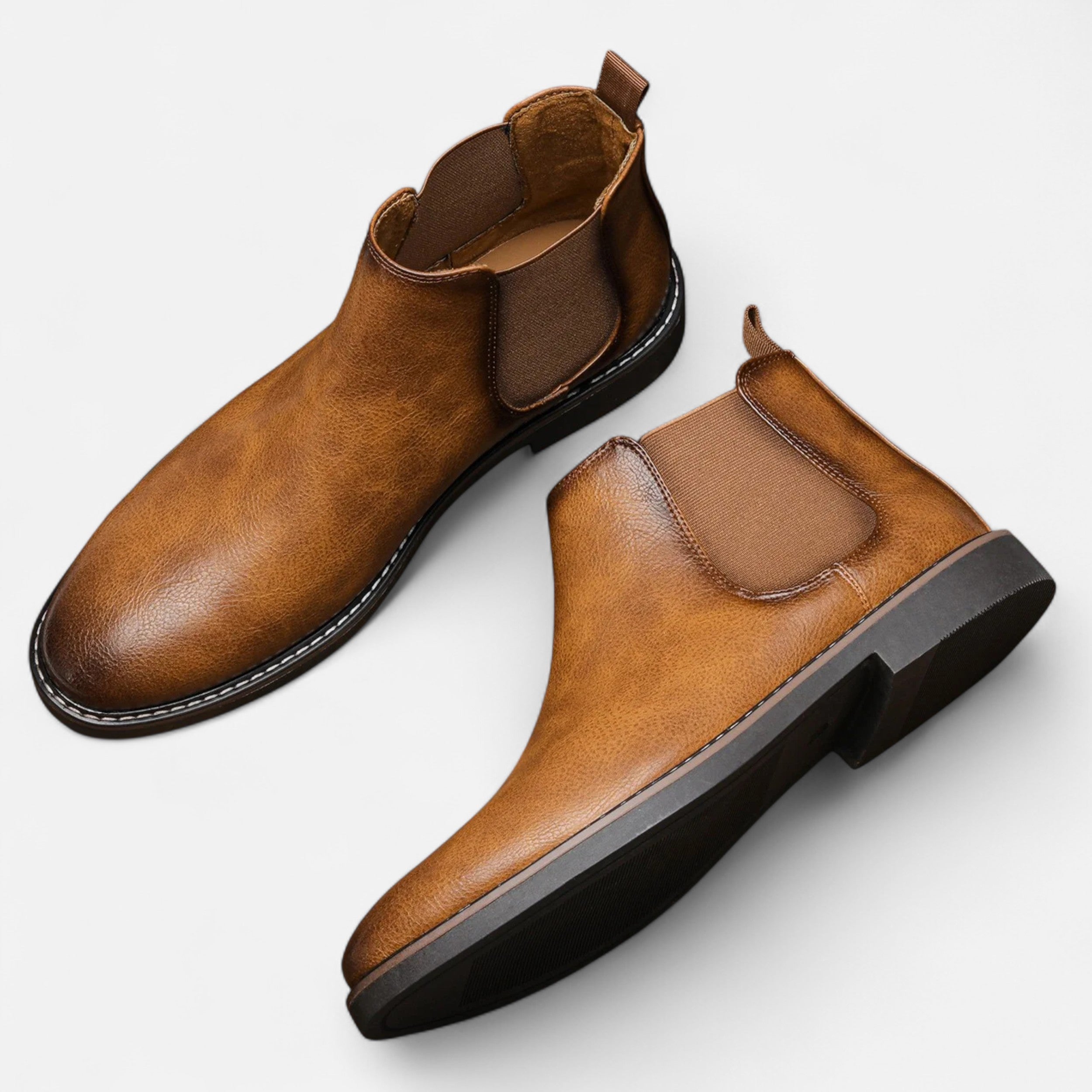 Amarendi | Bottes Chelsea Homme Rétro – Style Intemporel à Enfiler