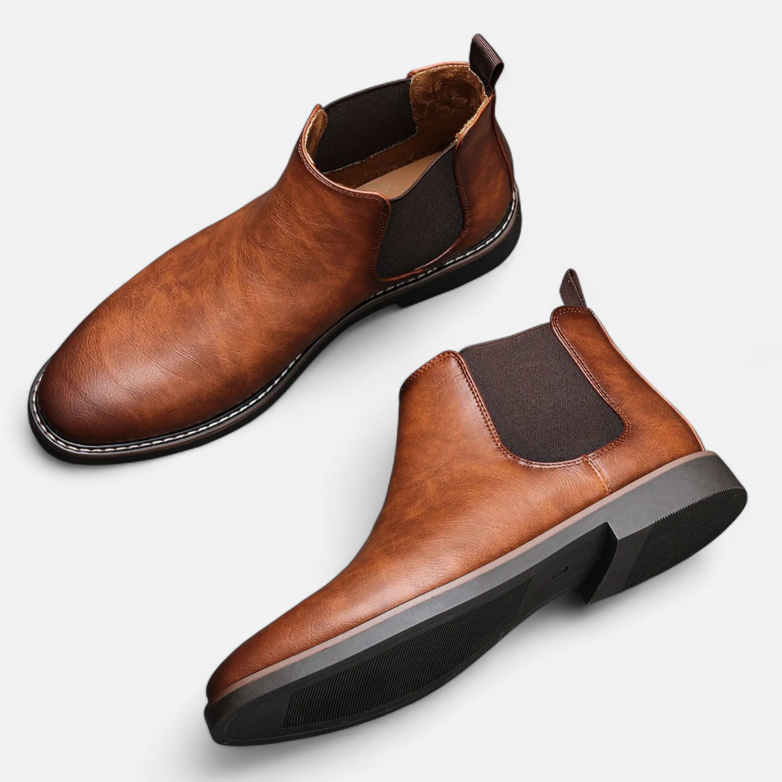 Amarendi | Bottes Chelsea Homme Rétro – Style Intemporel à Enfiler