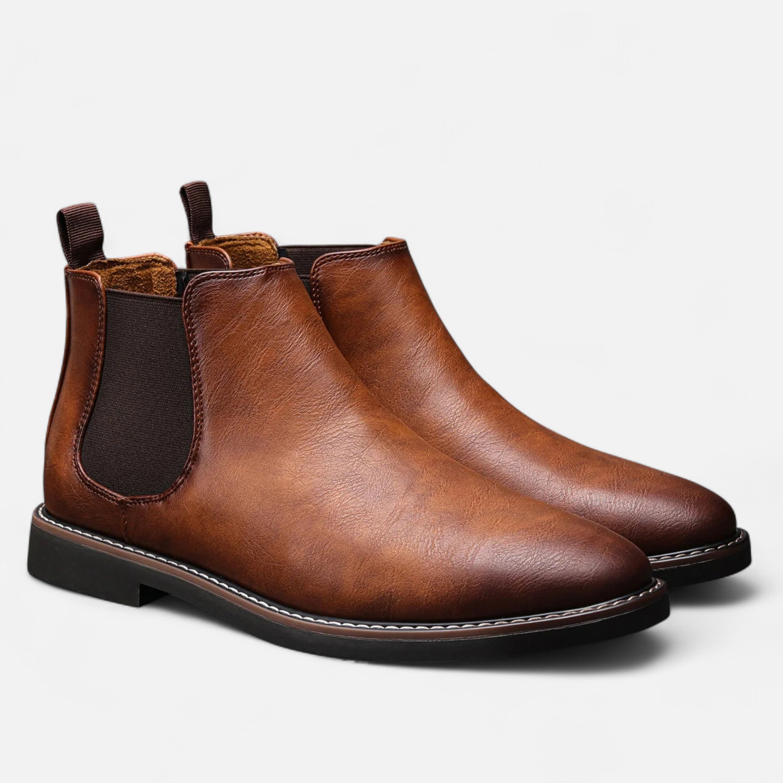 Amarendi | Bottes Chelsea Homme Rétro – Style Intemporel à Enfiler