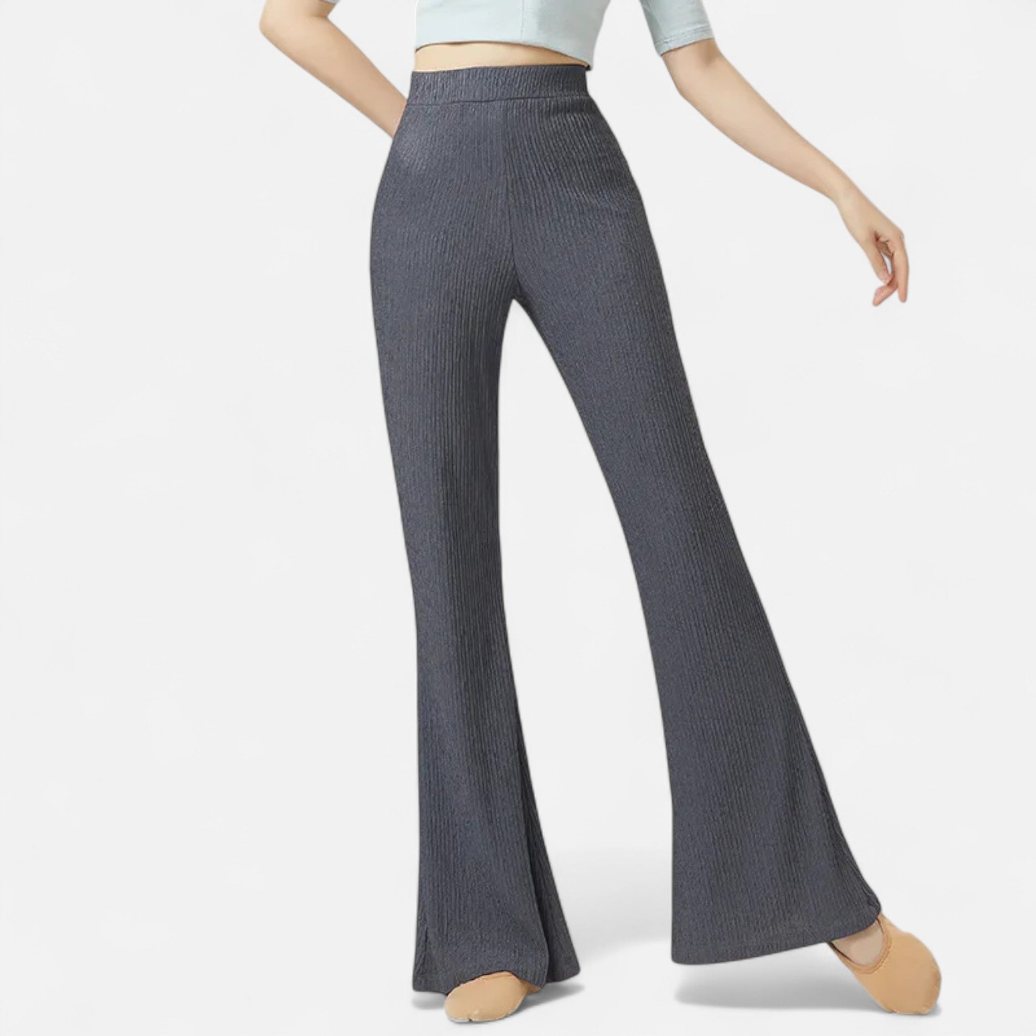 Amarendi | Pantalon Femme Plissé À Jambes Larges